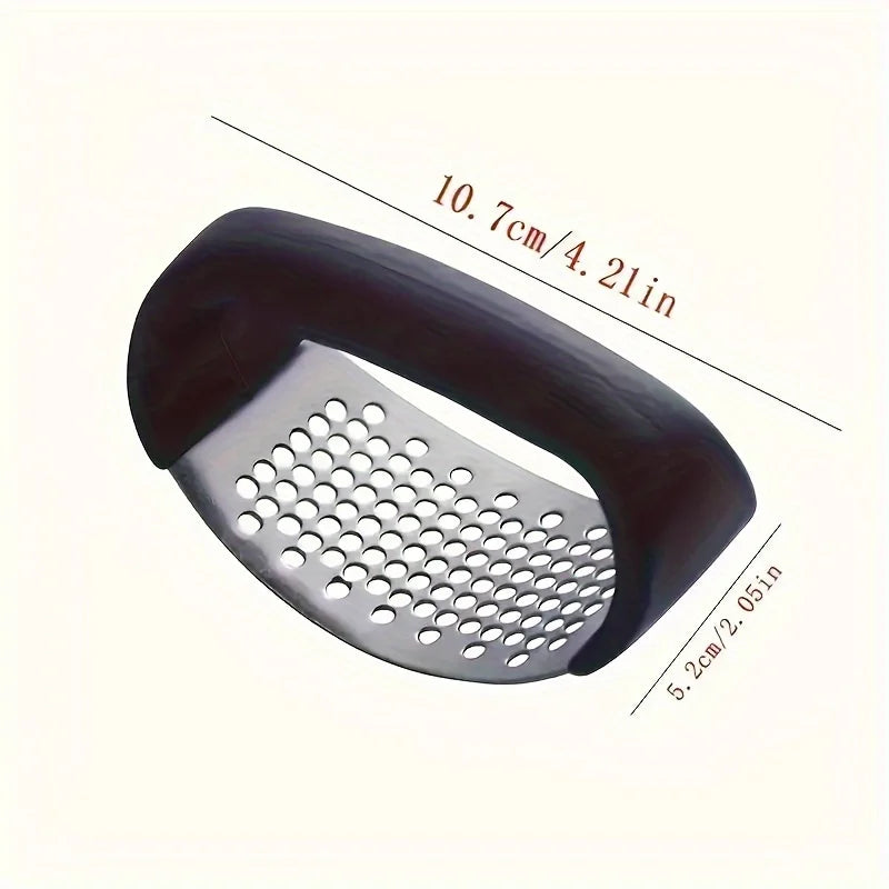Stainless Steel Garlic Press 10cm,