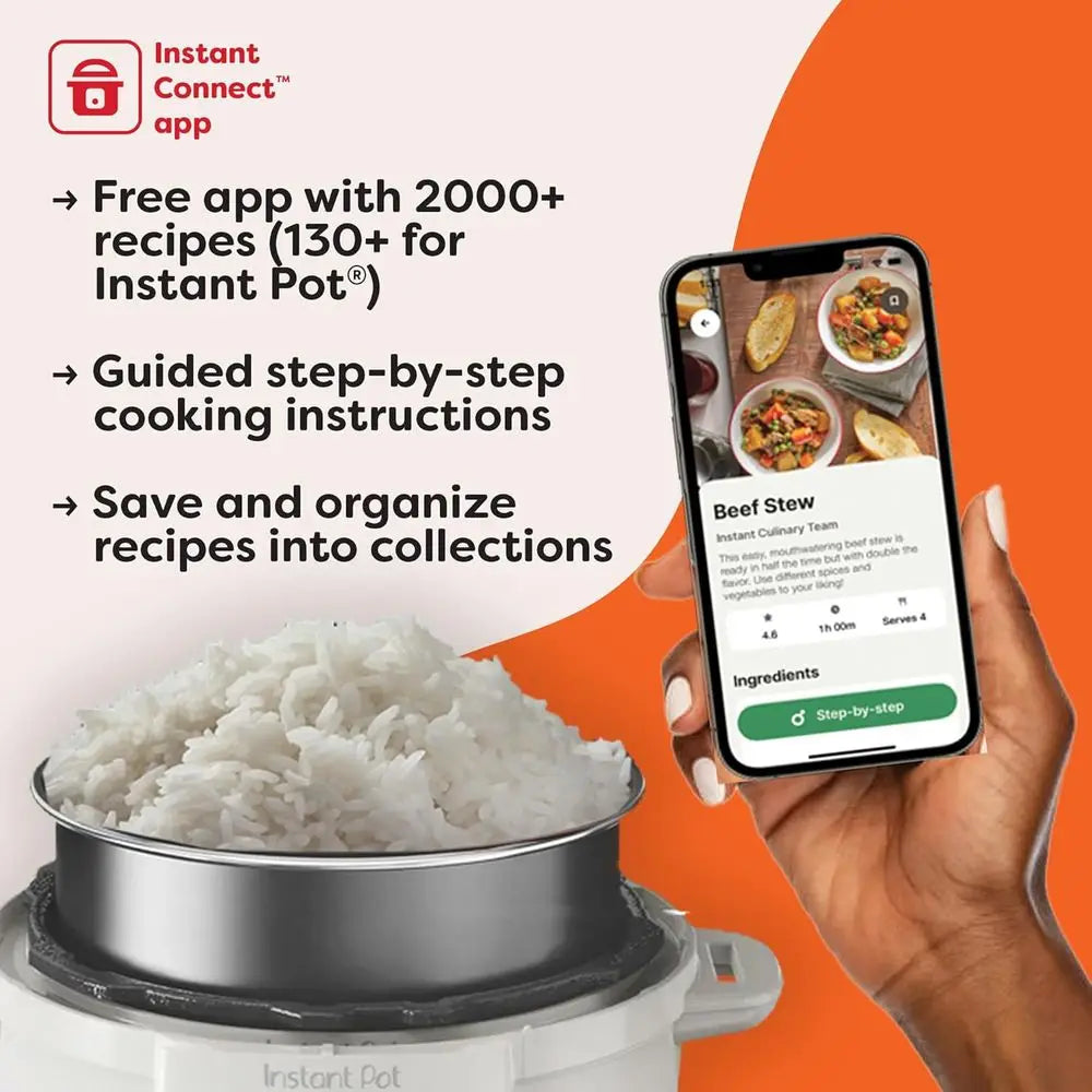 6-Quart 10-in-1 Multi-Functional Cooker: with 800+ Recipe