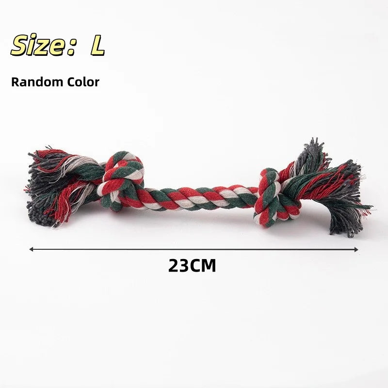 Dog Toy Pet Molar Bite-resistant Cotton Rope Knot