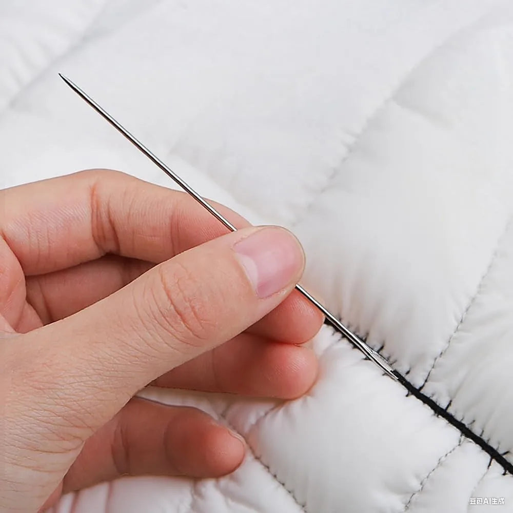 Extra Long Sewing Needles, 15 Pcs & 5 Sizes Upholstery Needles 4-8 inch .