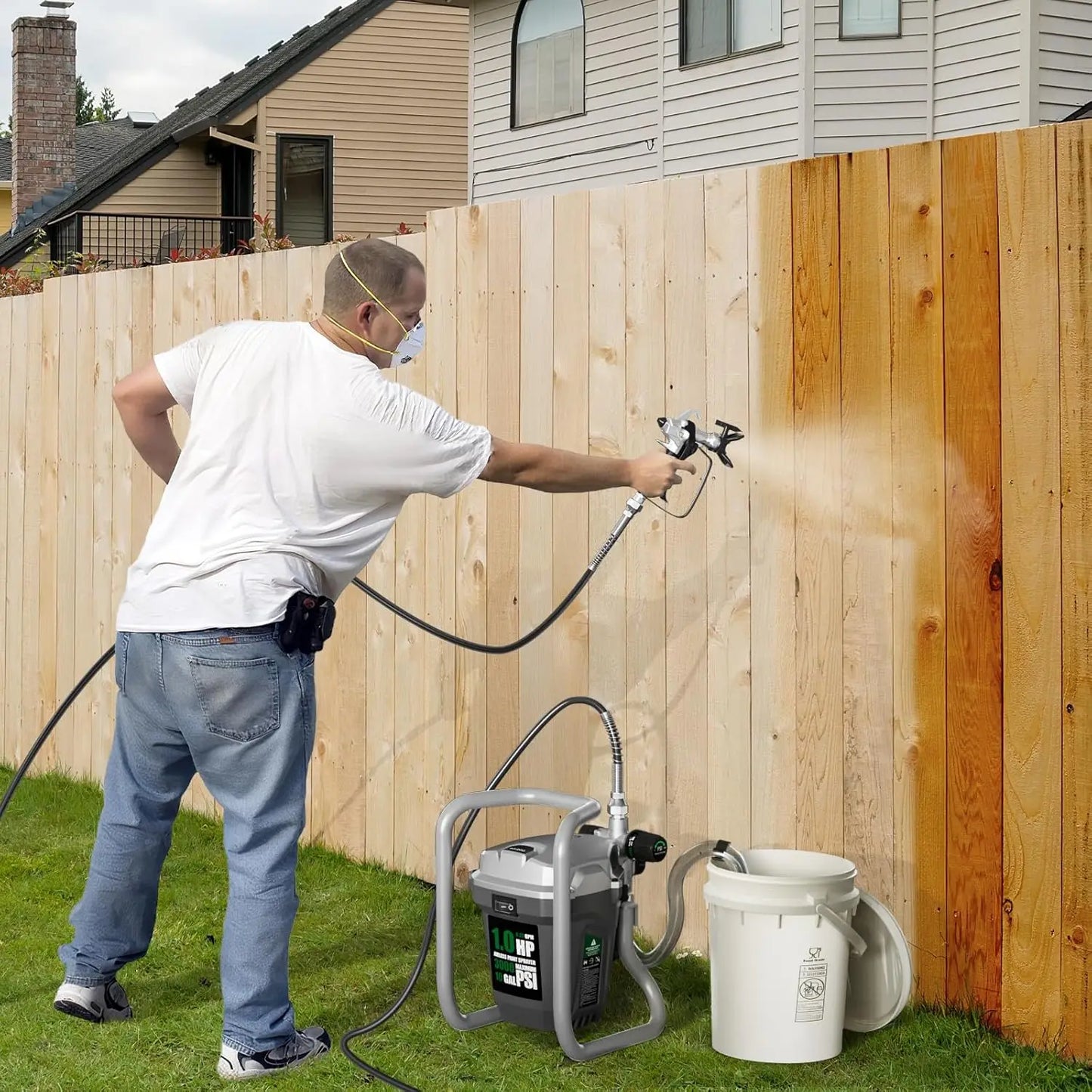 750W Airless Paint Sprayer 3000PSI High Efficiency Electric. Handheld Paint Sprayers.