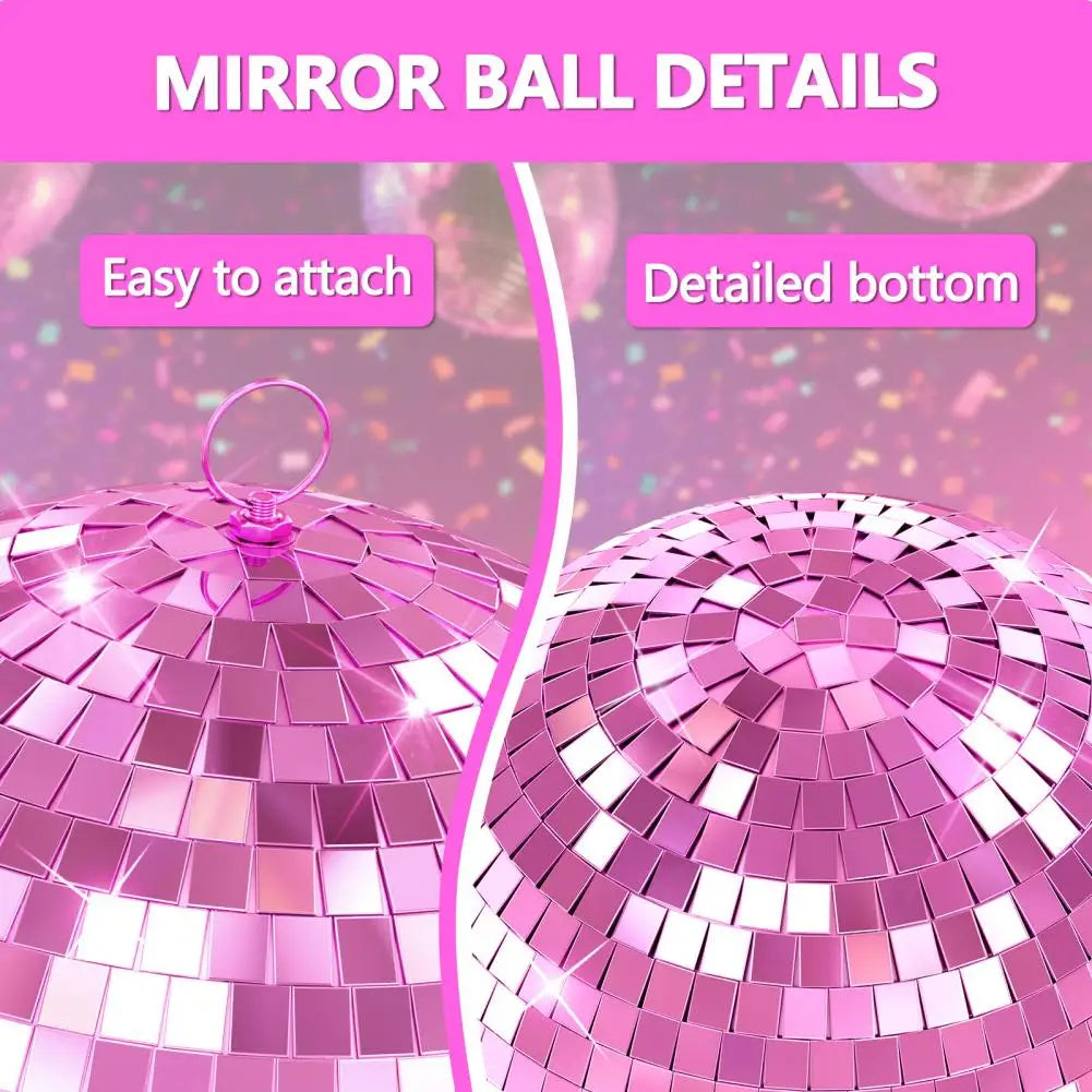 Disco Ball, 12"/16"/20" Mirror Disco Ball .Light Effect Mirror Balls
