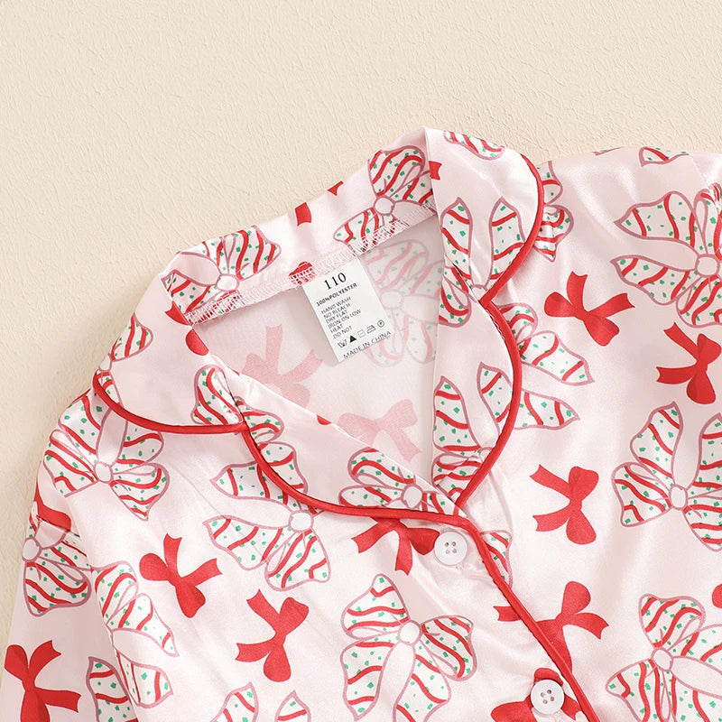 Toddler Baby Girl 2Pcs Christmas Pajamas