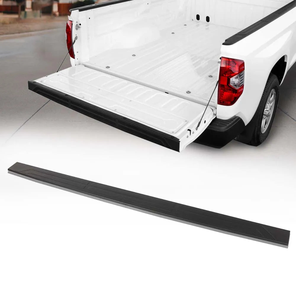 Rear Tailgate Cap Molding Protector Cover Spoiler Fit for Toyota Tundra 2014-2018 Tailgate Bed Upper Top Cap Cover Black Durable