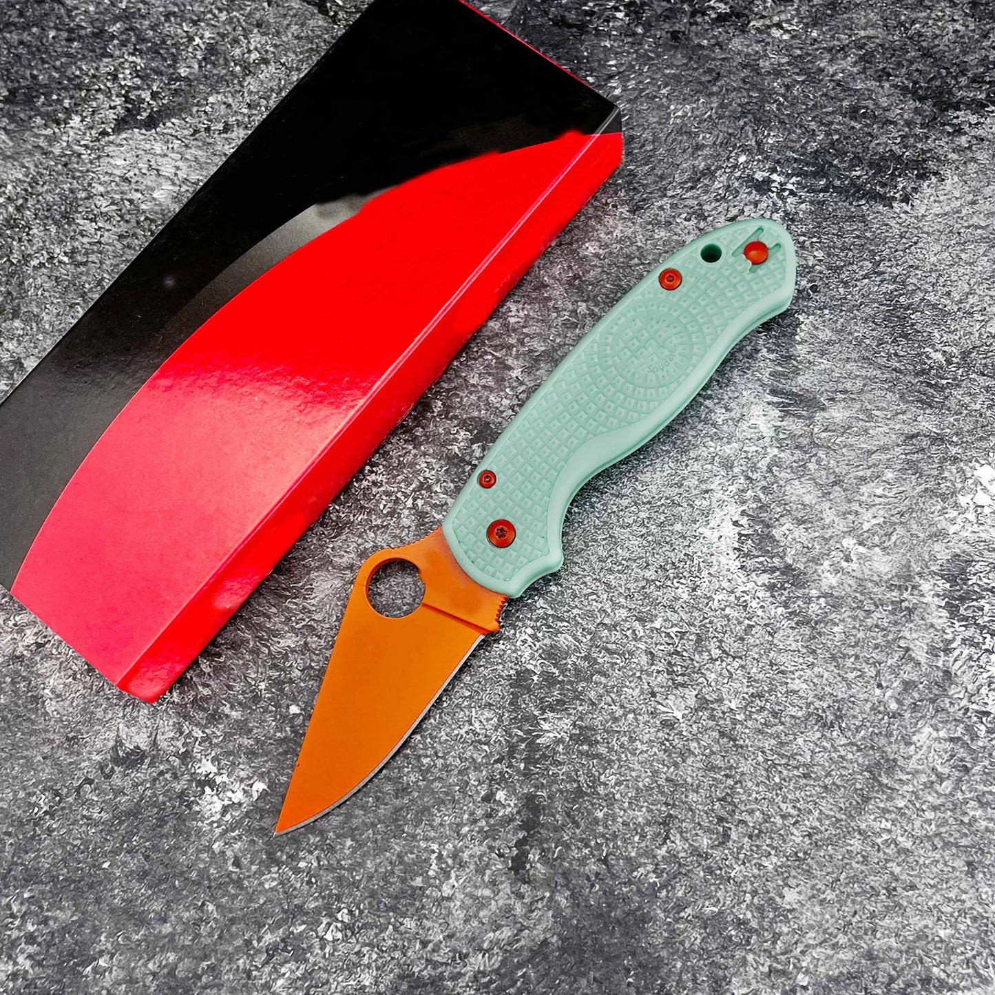 Outdoor folding knife, small straight knife .