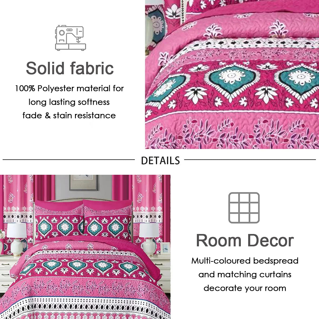10 Pcs Printed Bedspread Set Luxury High Quality Quilt Set Quilting Thin Comforter Set All Season