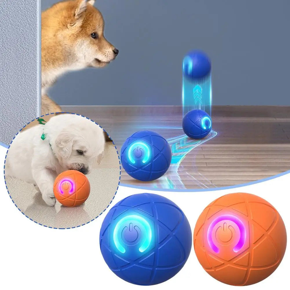Smart Dog Toy Ball Automatic Rolling Ball Interactive Pet Toy