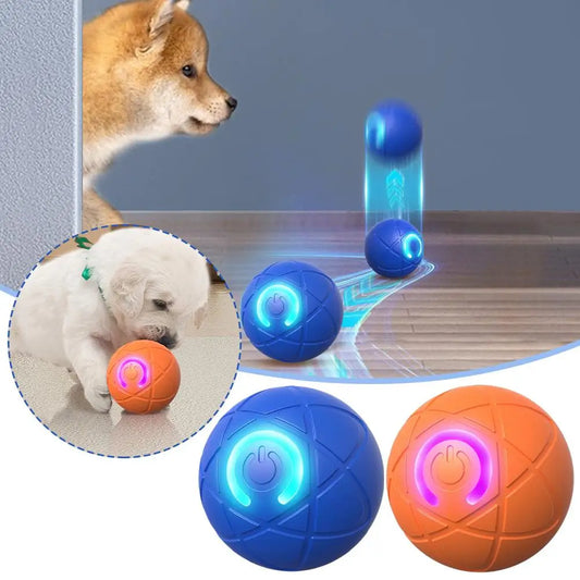 Smart Dog Toy Ball Automatic Rolling Ball Interactive Pet Toy