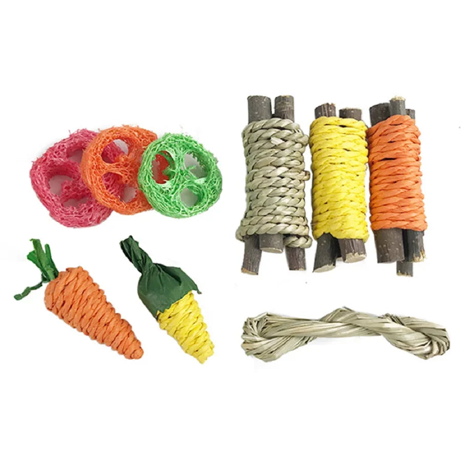 Pet Rabbit Guinea Pig Dragon ,Cat Fun Toy, Hamster Rabbit Rabbit Tooth Grinding