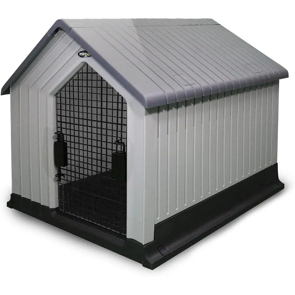 Sturdy Waterproof Plastic Dog House for Small Dogs.