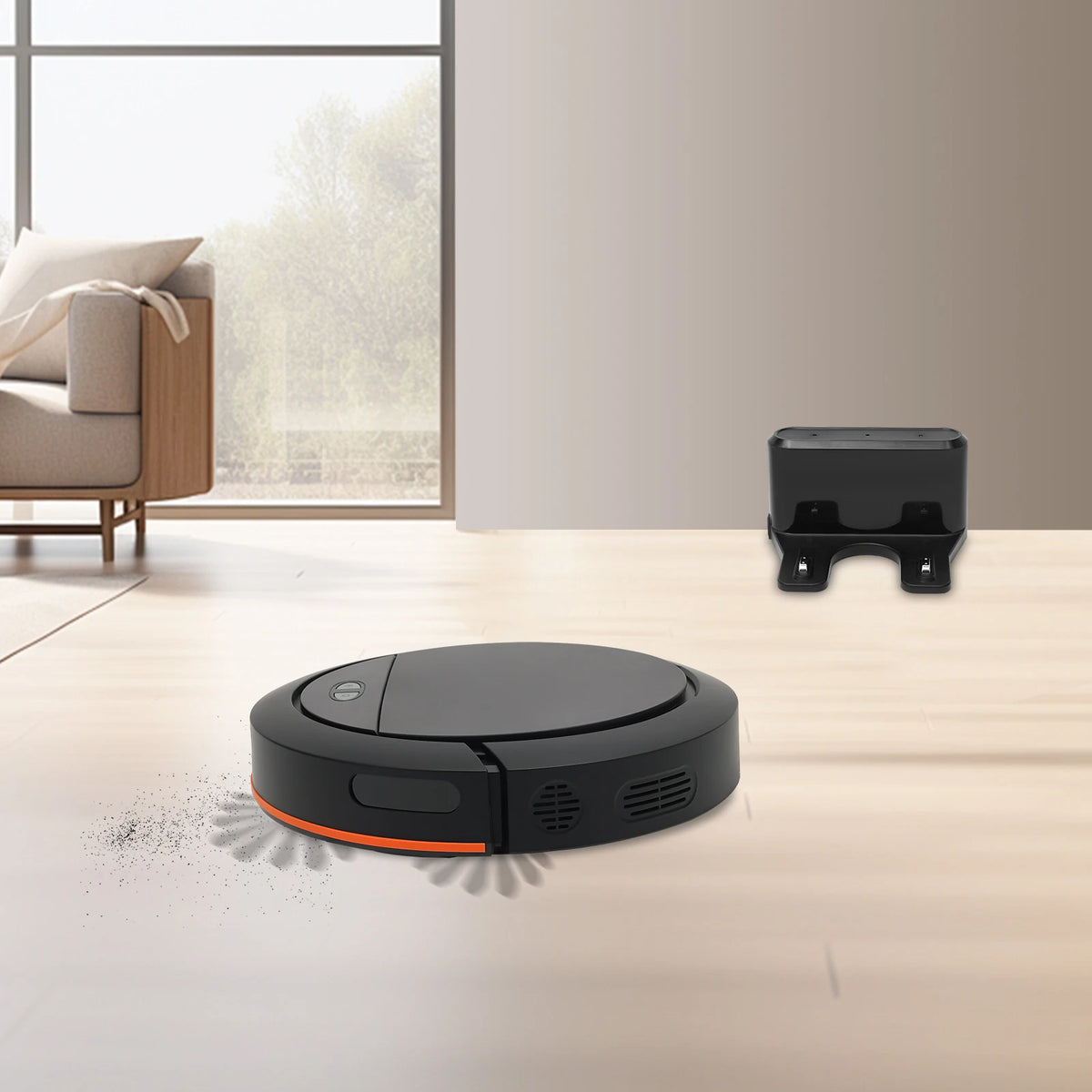 3-in-1 Vacuum, Mop, And Sweep Smart Robot, 26w Sweeping Machine,.
