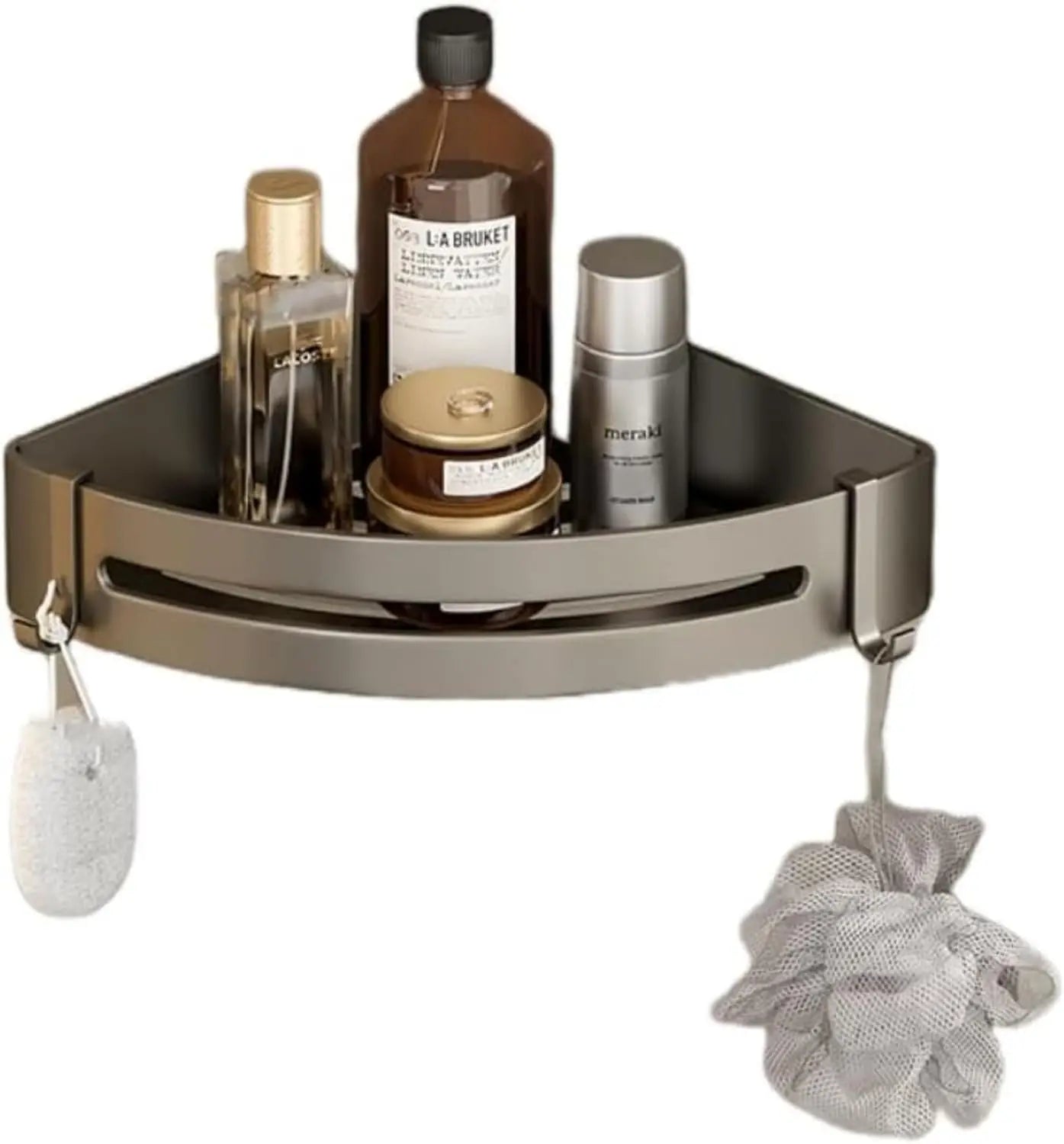 1/2/3Pcs Triangle Adhesive Shower Caddy Corner Shower