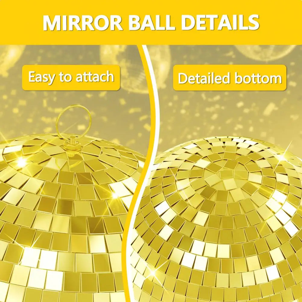 Disco Ball, 12"/16"/20" Mirror Disco Ball .Light Effect Mirror Balls