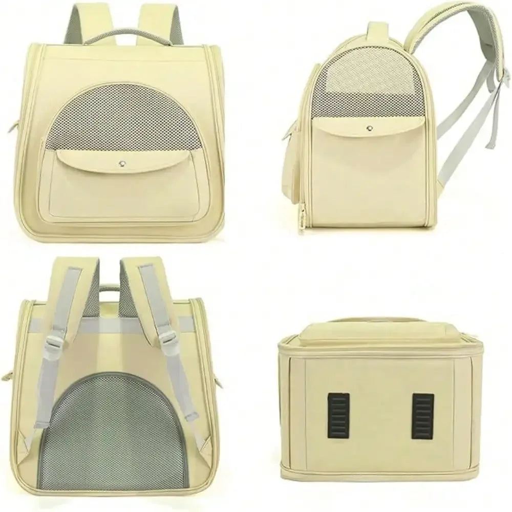 Large Cat Carrier Backpack For Small Dogs And Medium Cats Comfort And Safety Design Reduces Pressure .