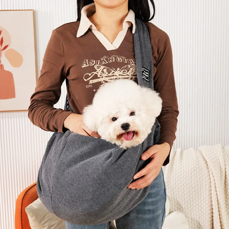 Comfortable Dog Bag Pet Crossbody Shoulder Bag .Cat Puppy Sling Carrier Bag.