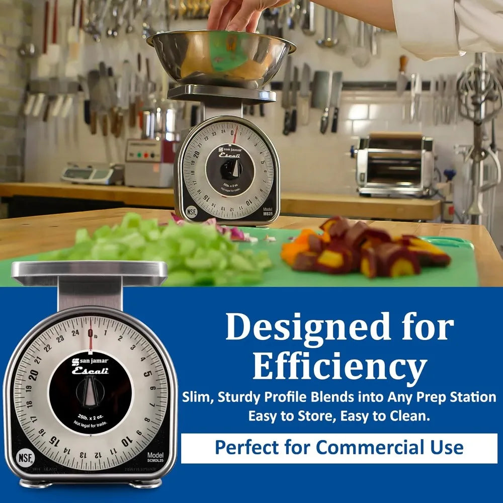 .Mechanical Dial Scale Manual Food Scale with 2 Pound Capacity .