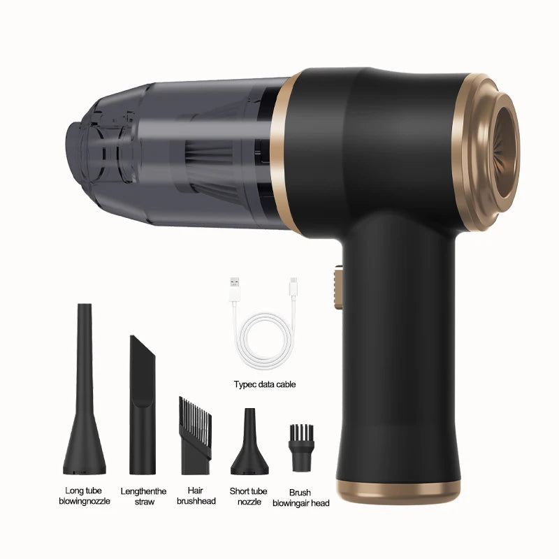 Wireless Car Vacuum Cleaner for Cleaning Bedroom Carpets.