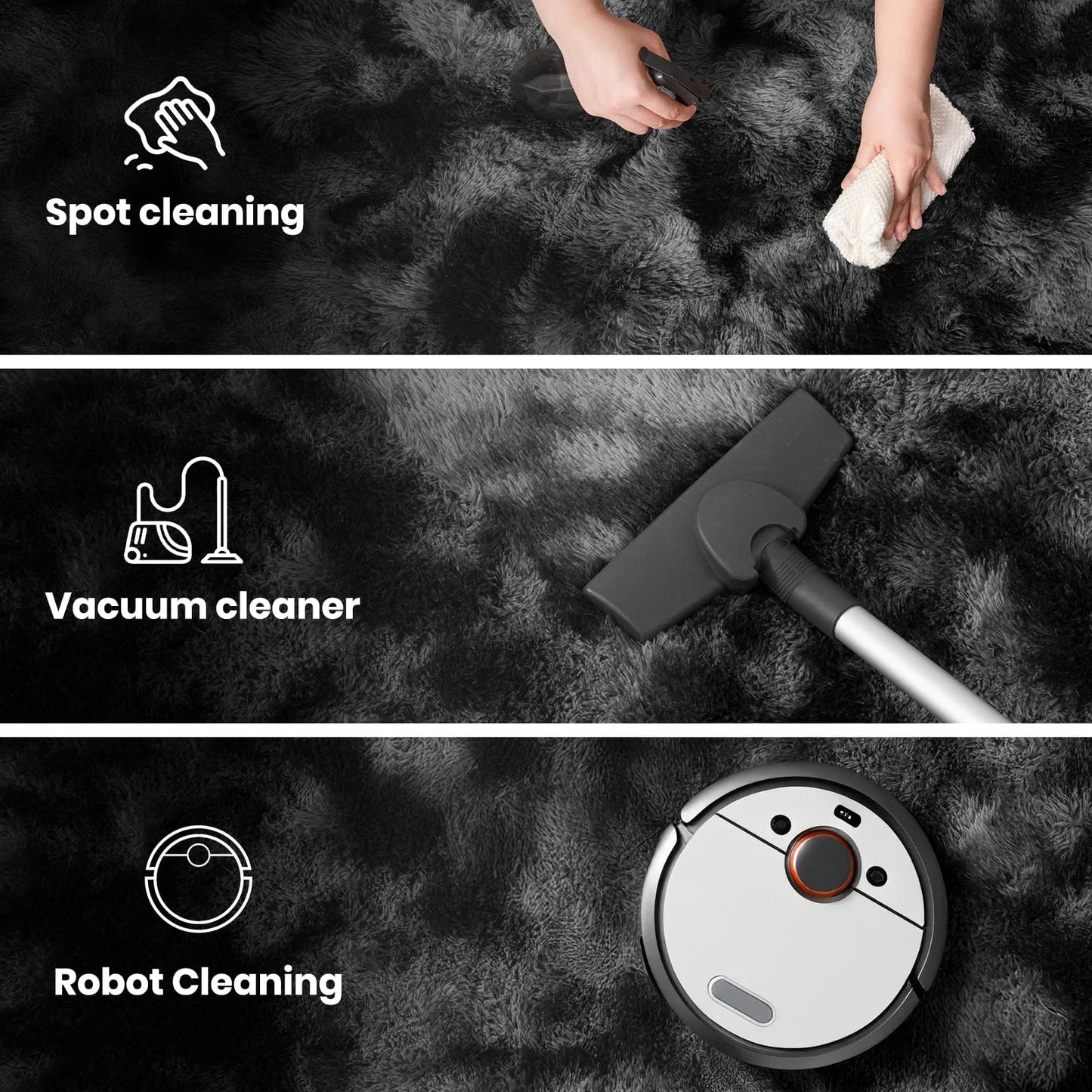 .Minimalist Style .Fluffy And Slip-Resistant.