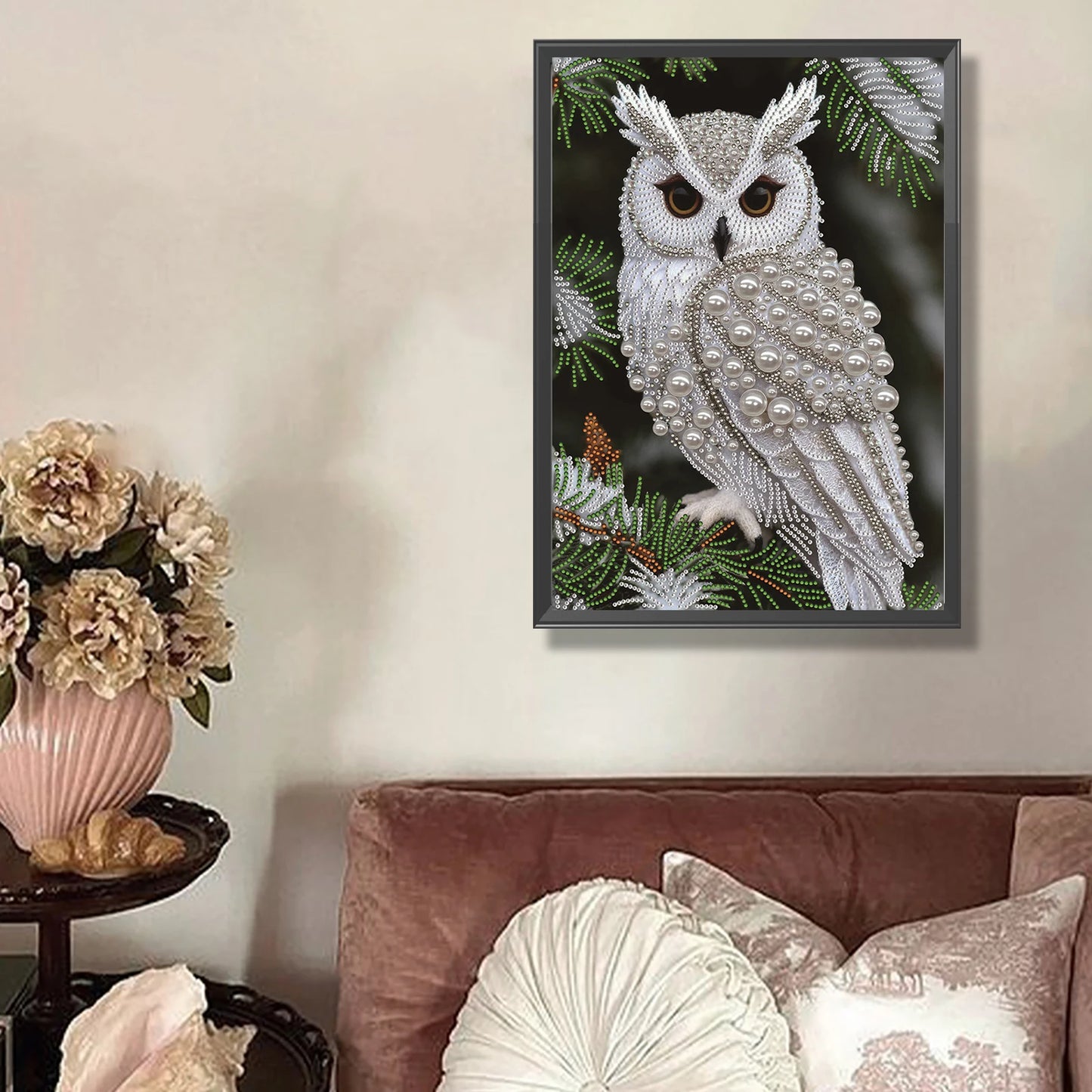 Owl Jellyfish Special Shaped  Diamonds Paintings 30x40cm