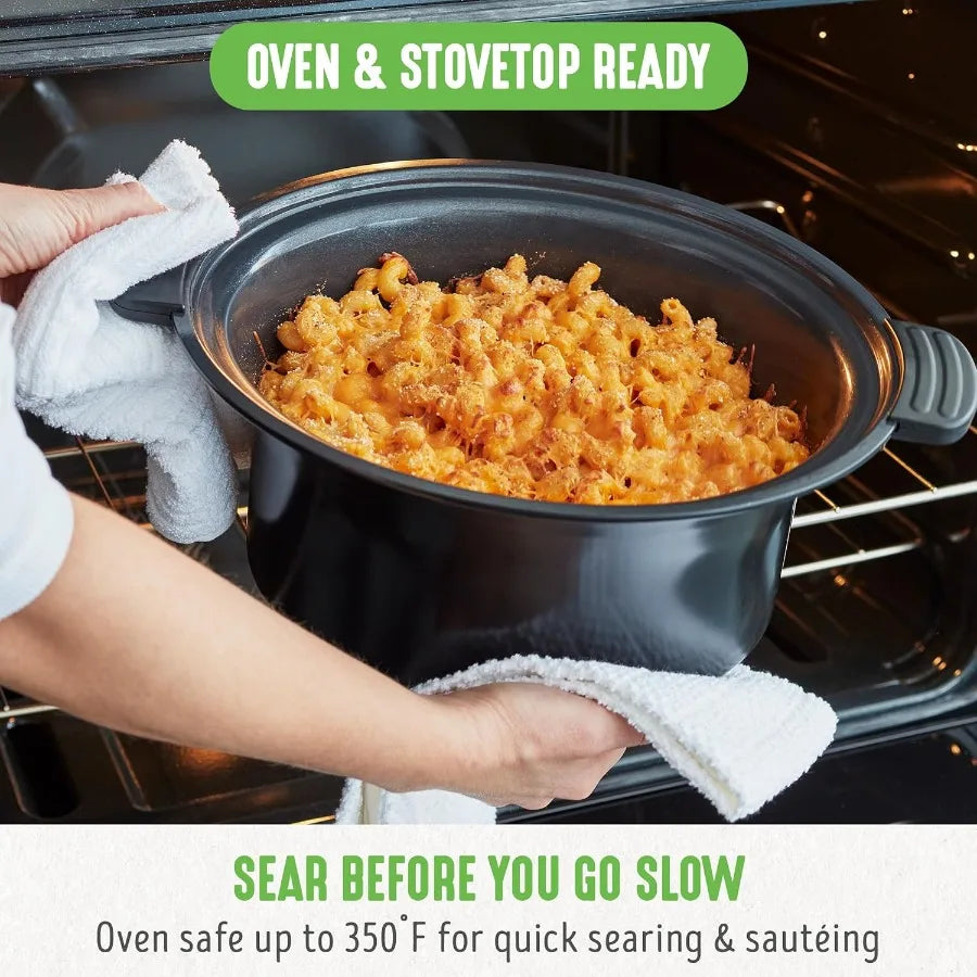 Soft Grip 16 Piece Healthy Ceramic Nonstick Cookware Set Pots and Pans Set. Dishwasher Safe
