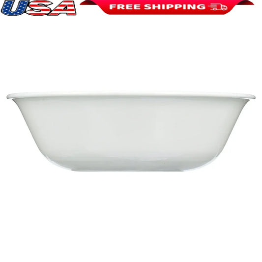 Madeline Embossed White Soup Cereal Bowls Lightweight Microwave Dishwasher Safe Triple Layer Strong Chip Crack Resistant
