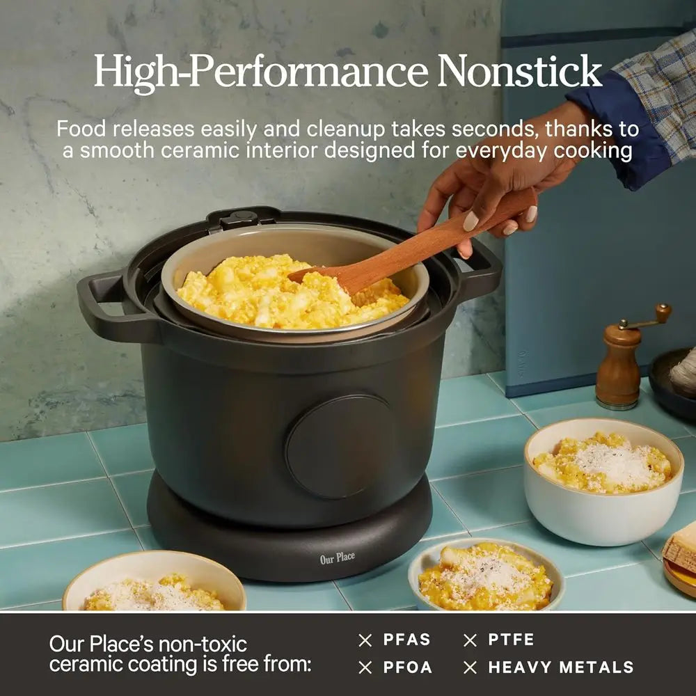 6-Quart Nonstick Multi-Cooker with Touch Controls,