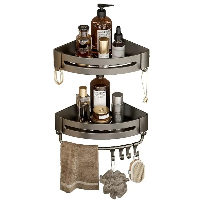 1/2/3Pcs Triangle Adhesive Shower Caddy Corner Shower