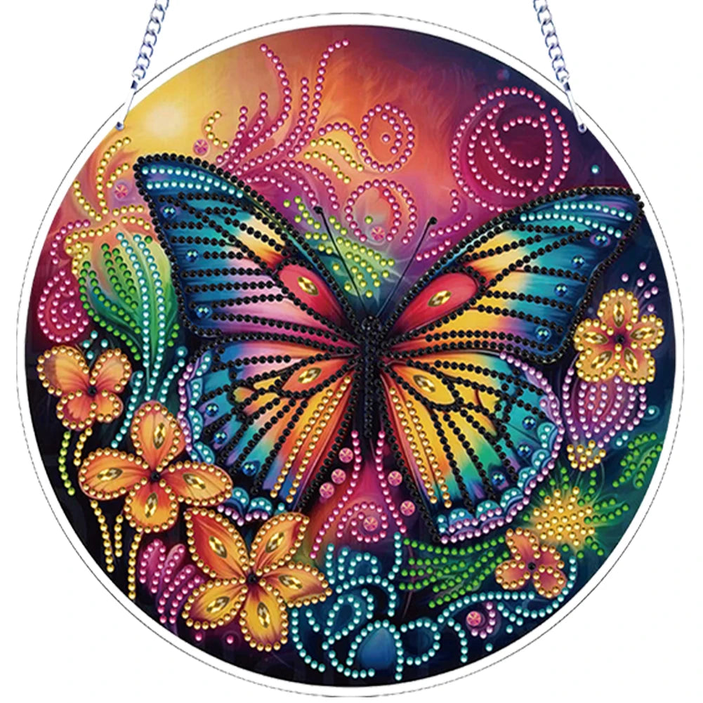 Flower Bird Theme Rhinestone Diamond Art
