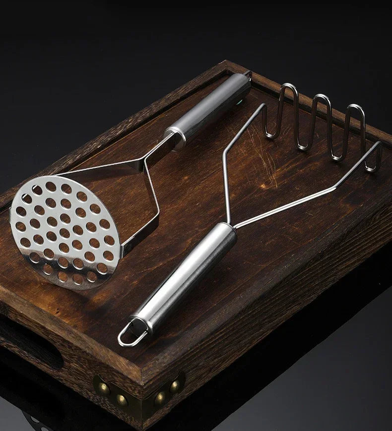 Manual Stainless Steel Potato Masher Fruit Vegetable Pressure
