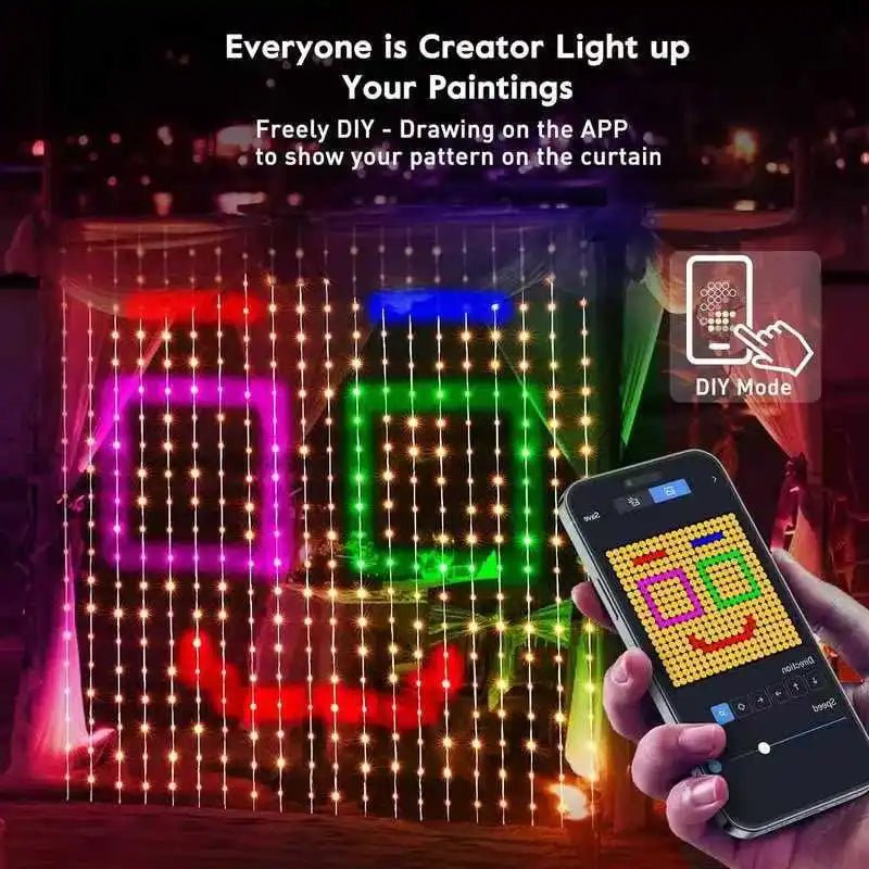 Remote Controlled Outdoor. Party Decorative Lighting Festive Atmosphere