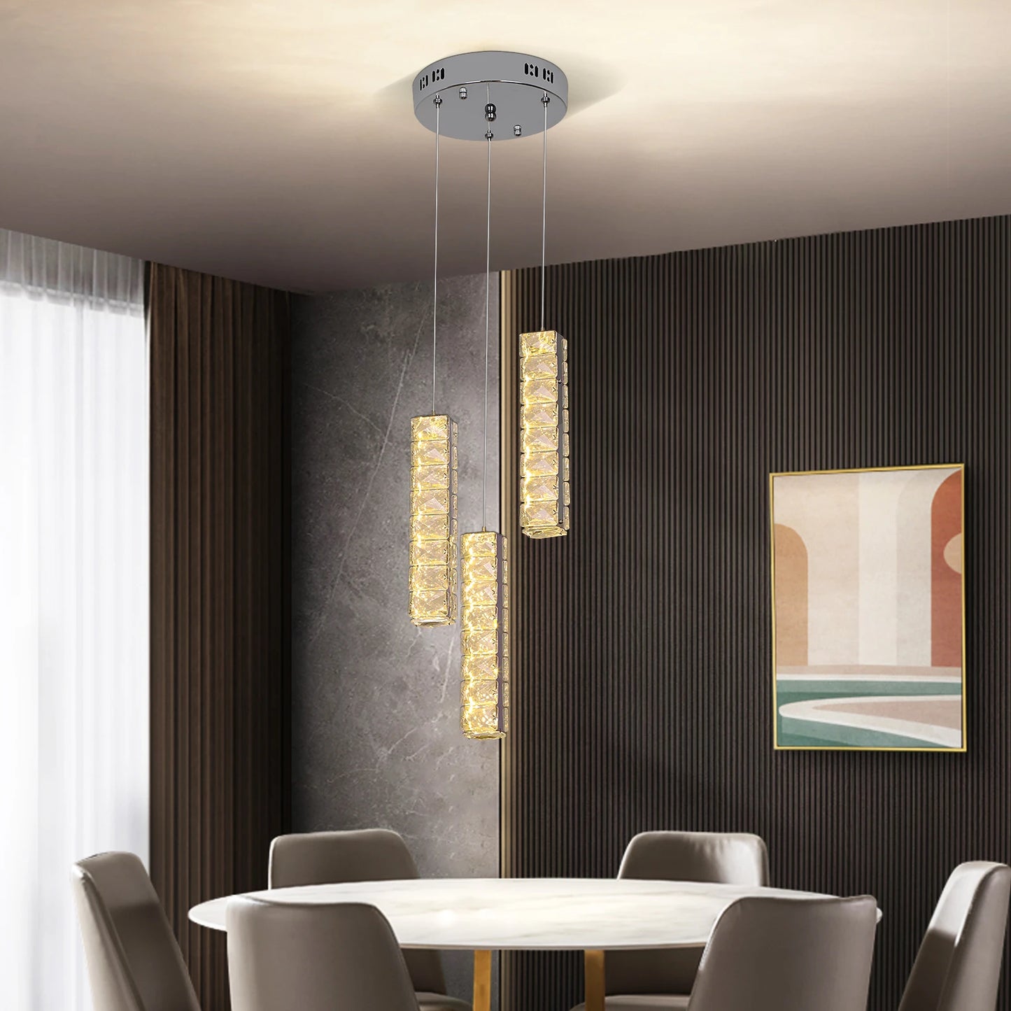 K9 Crystal Ceiling Lamp Indoor Led Chandelier