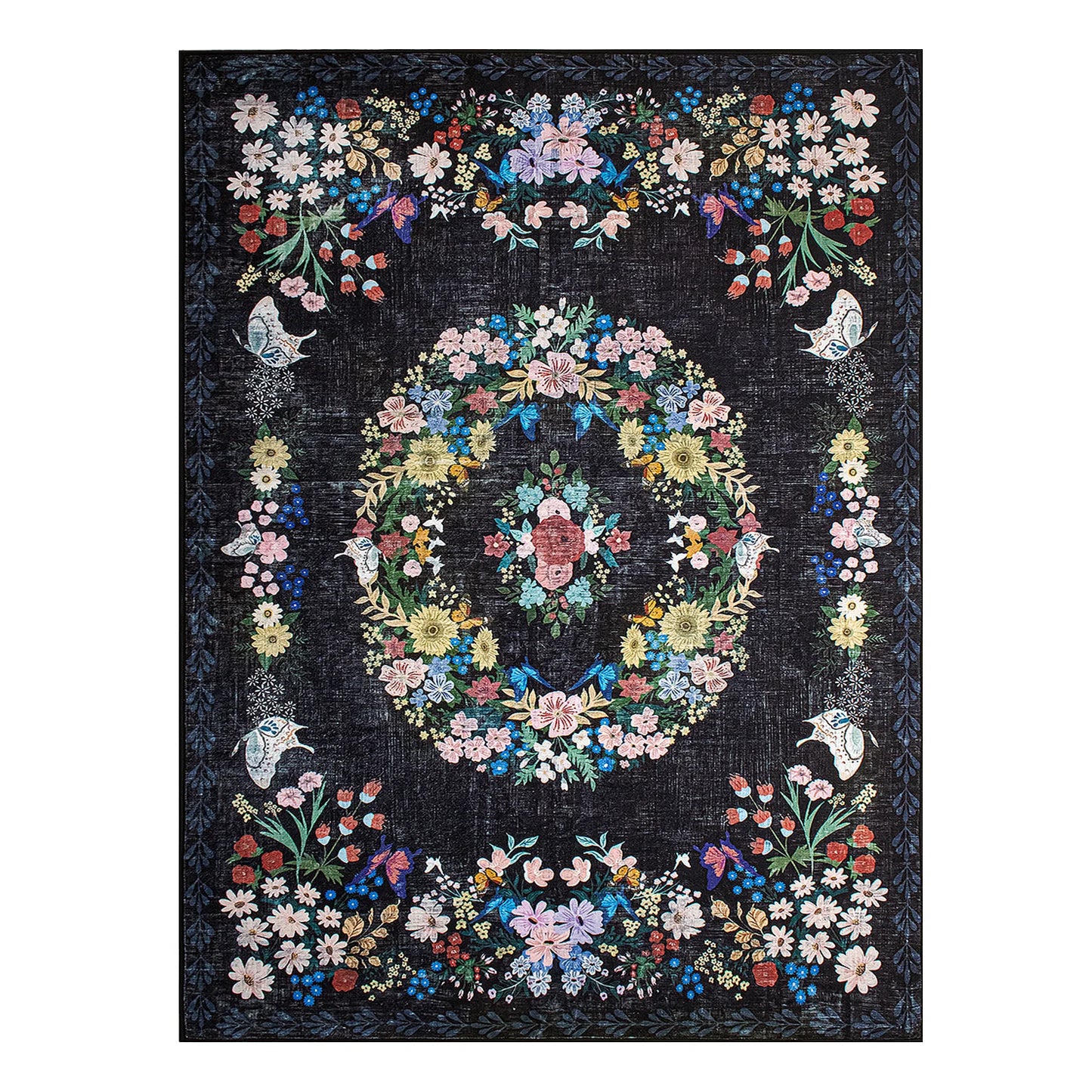 Living Room Rug, 8x10 Washable Area Rugs