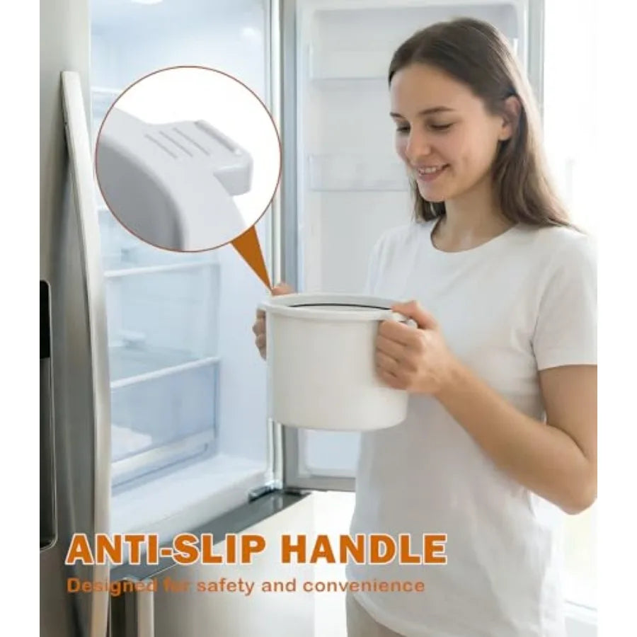 Ice Cream Maker Machine, 1.52 Quarts Ice Cream, Sorbet and Frozen Yogurt .