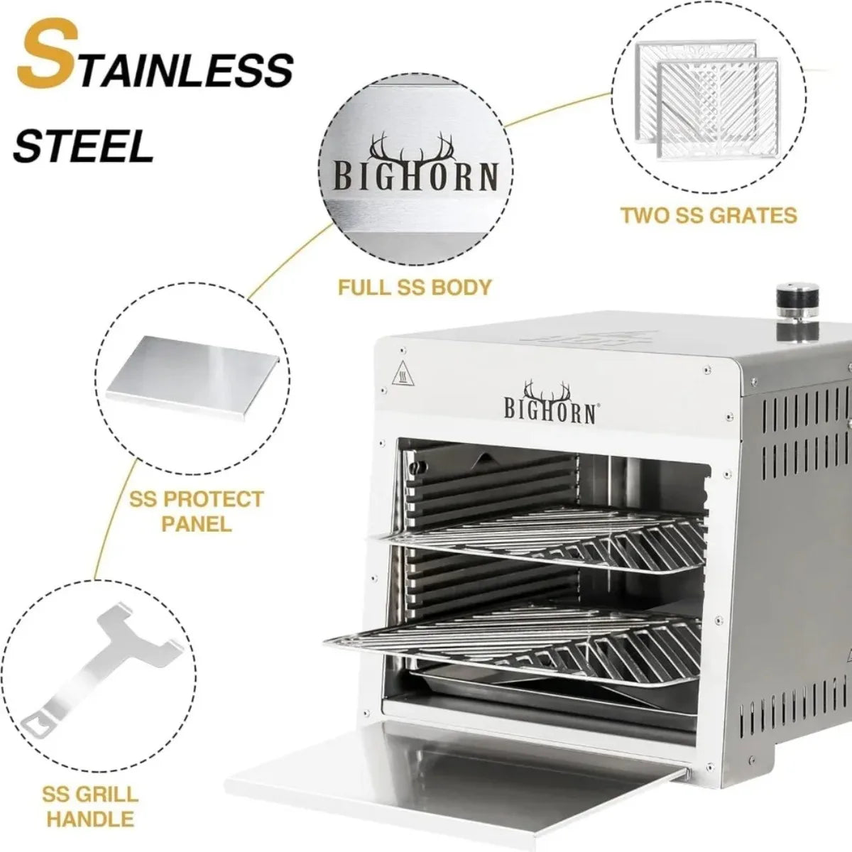 Portable Steak Broiler Sear Station Outdoor .