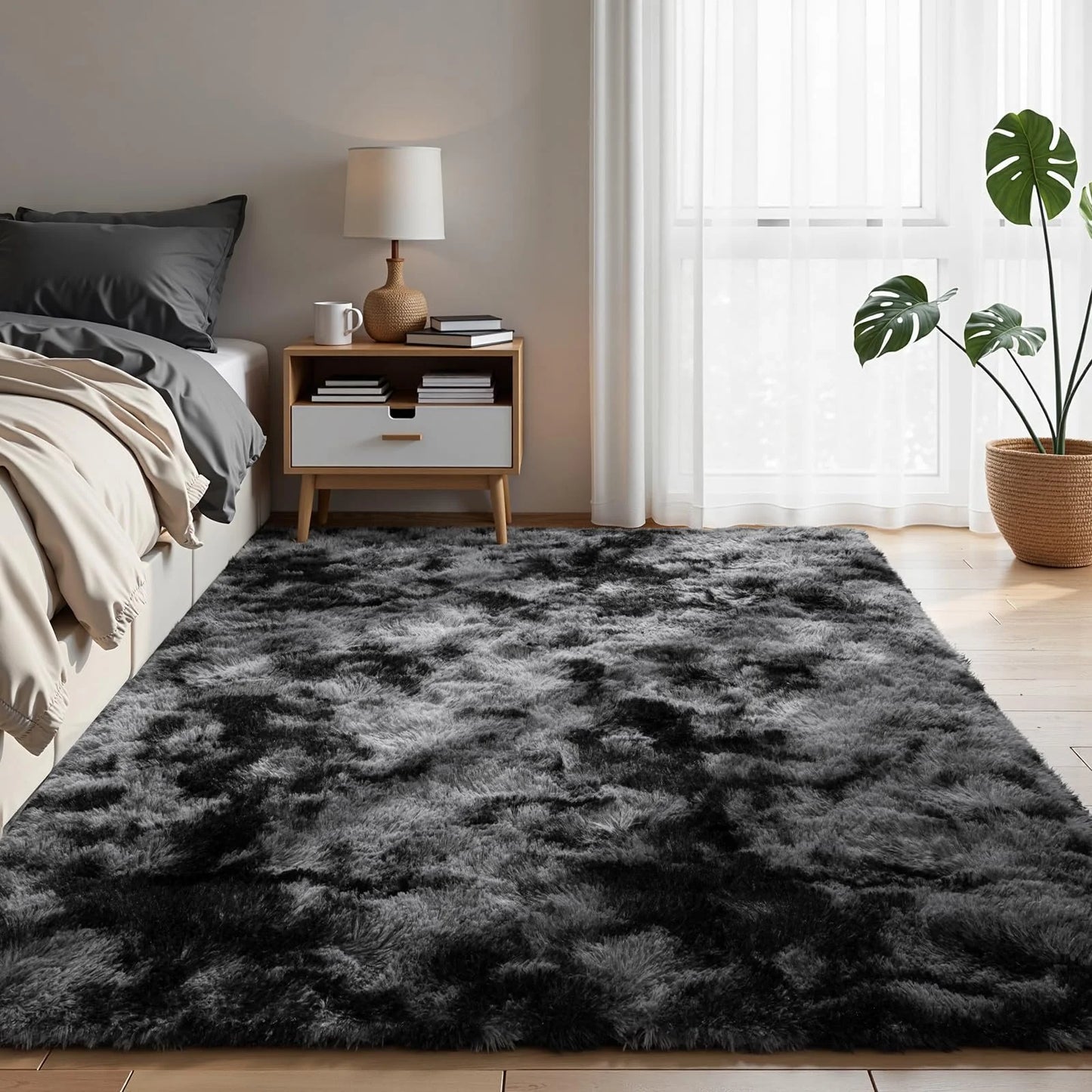 .Minimalist Style .Fluffy And Slip-Resistant.