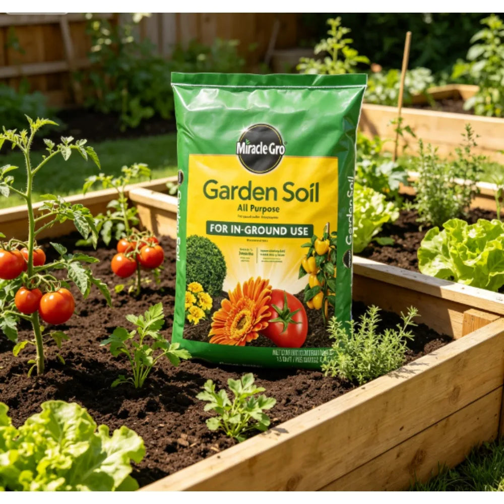 Miracle-Gro Garden Soil General Purpose, 1.5 cubic feet.