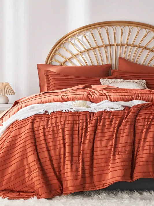 7-Piece Chic Cut Flower Bed Comforter Set, 
.