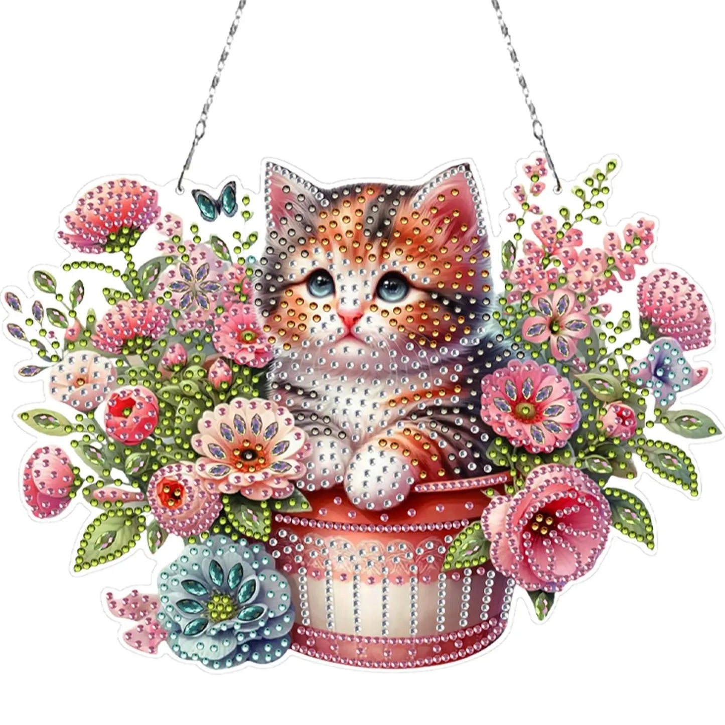 2D/Flat DIY Hanging Diamond Art Kits