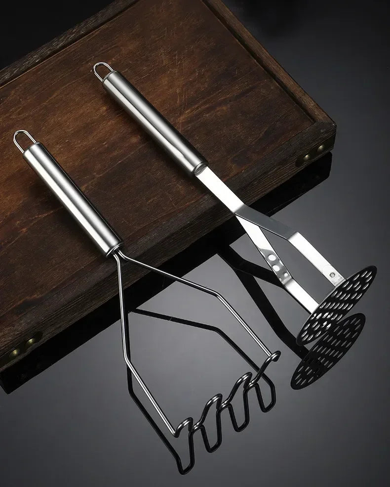 Manual Stainless Steel Potato Masher Fruit Vegetable Pressure