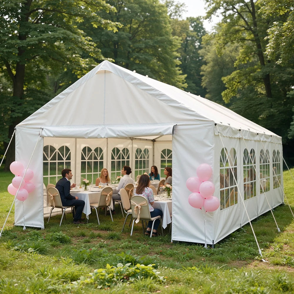 10'x20' Heavy Duty Waterproof Anti-UV  Outdoor Gazebo With Removable Sidewalls .