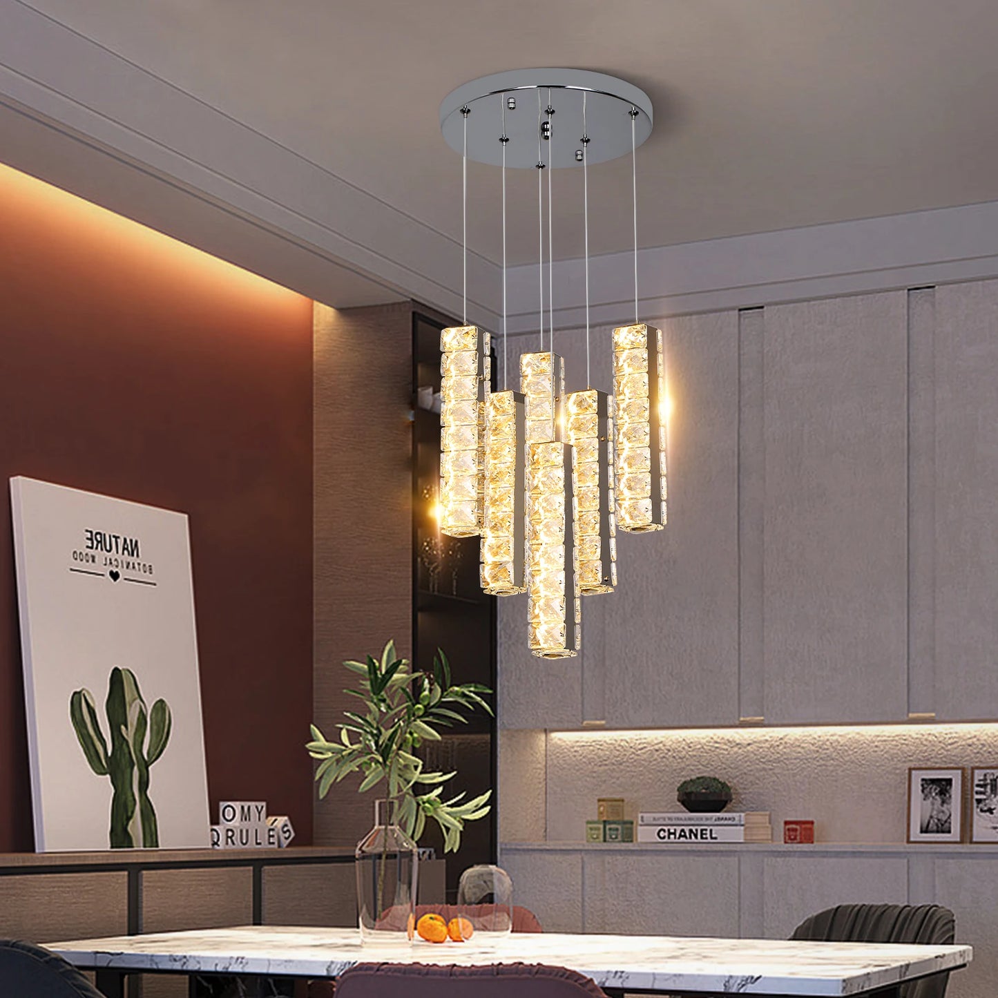 K9 Crystal Ceiling Lamp Indoor Led Chandelier
