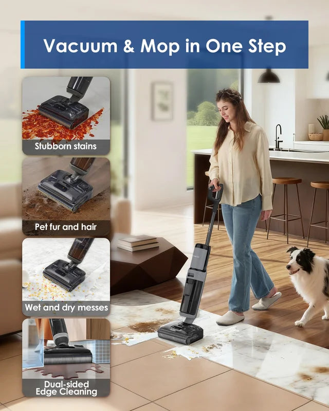 Floor ONE i5 Stretch Wet Dry Vacuum Cleaner, Vacuum& Mop in One Step