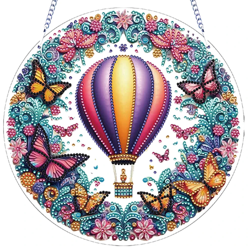 Flower Bird Theme Rhinestone Diamond Art