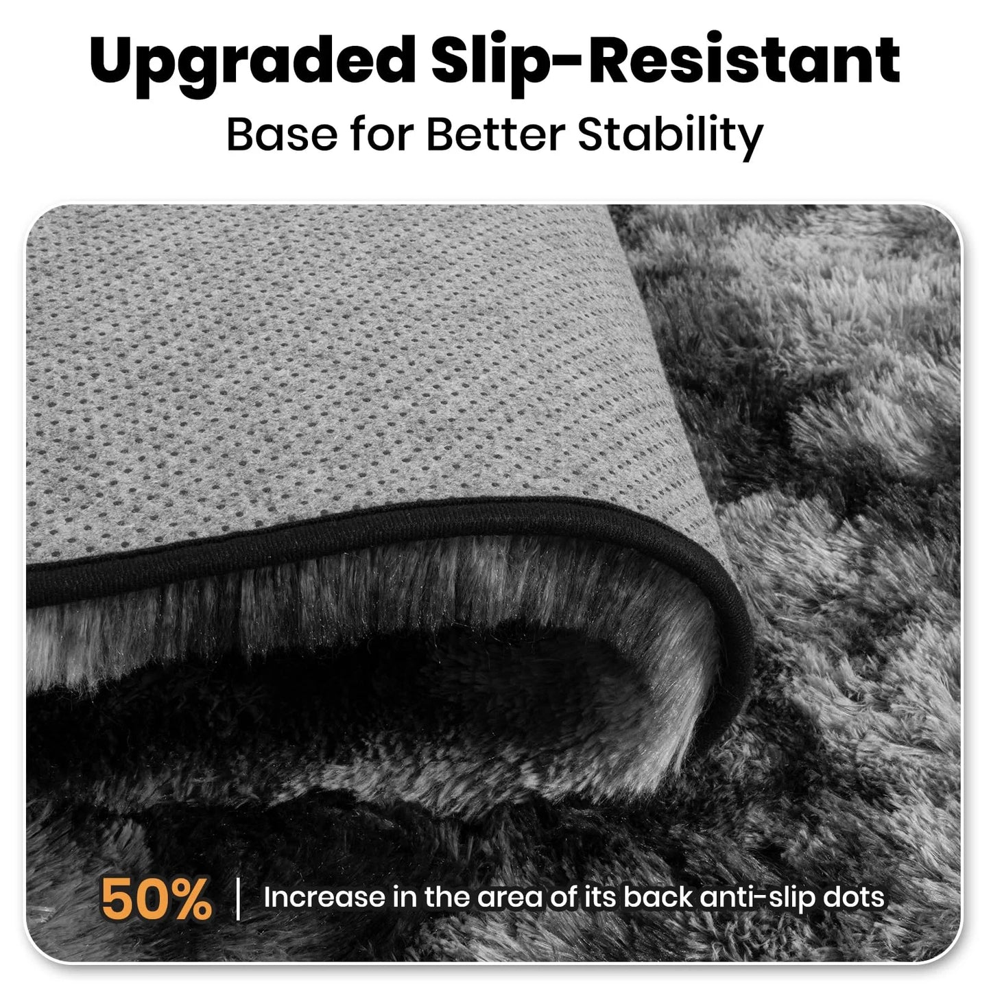 .Minimalist Style .Fluffy And Slip-Resistant.