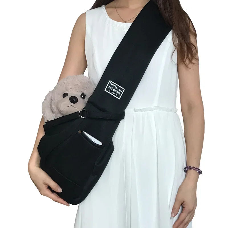 Comfortable Dog Bag Pet Crossbody Shoulder Bag .Cat Puppy Sling Carrier Bag.
