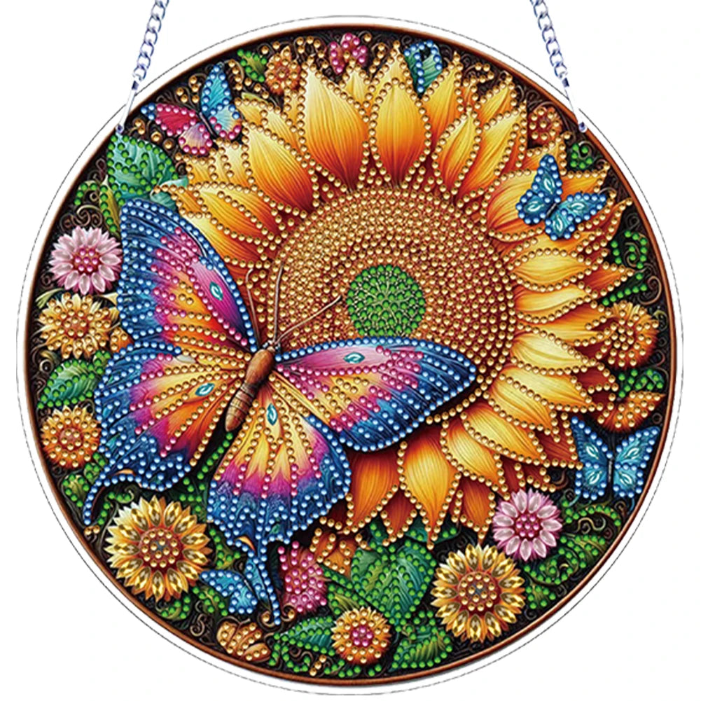 Flower Bird Theme Rhinestone Diamond Art