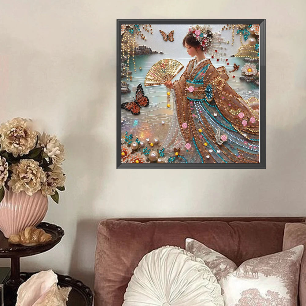 Japanese Girl Diamond Painting Kit