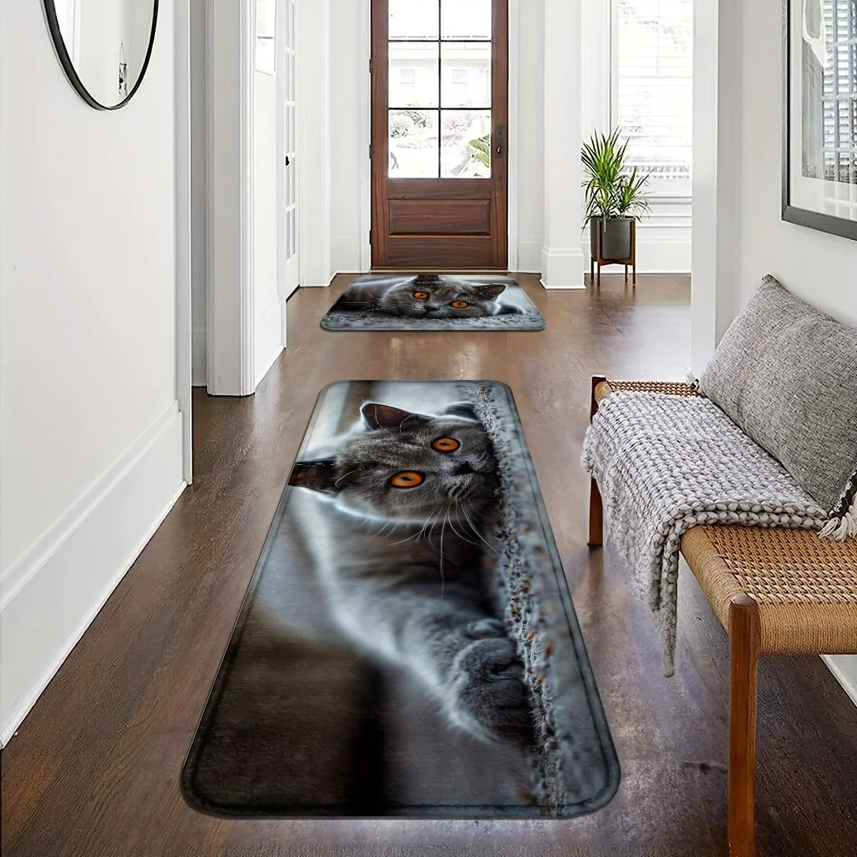 British Shorthair Cat Design Door Mat