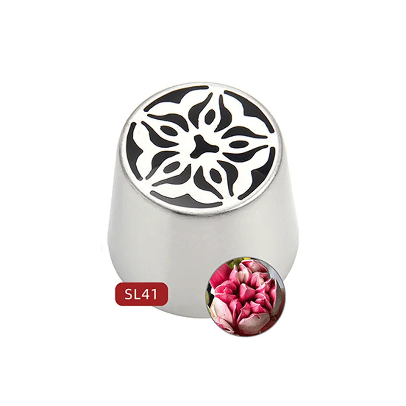 Extra Large  Piping Tip Stainless Steel Flower Piping Tips Rose Floral