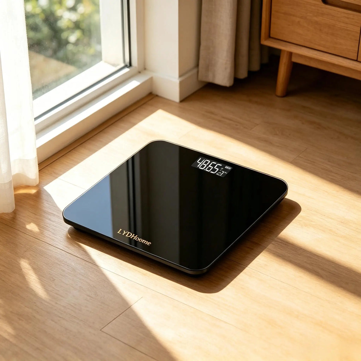 This New, High-Precision Digital Weight Scale Features a High-Definition LCD Display with a Backlight..